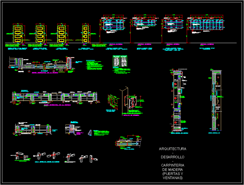 Detail Of A Door DWG Detail for AutoCAD