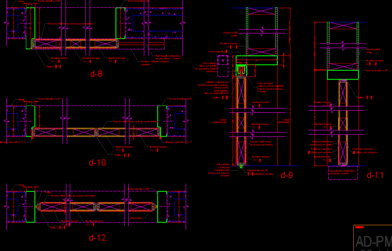 Detail Of Doors DWG Detail for AutoCAD