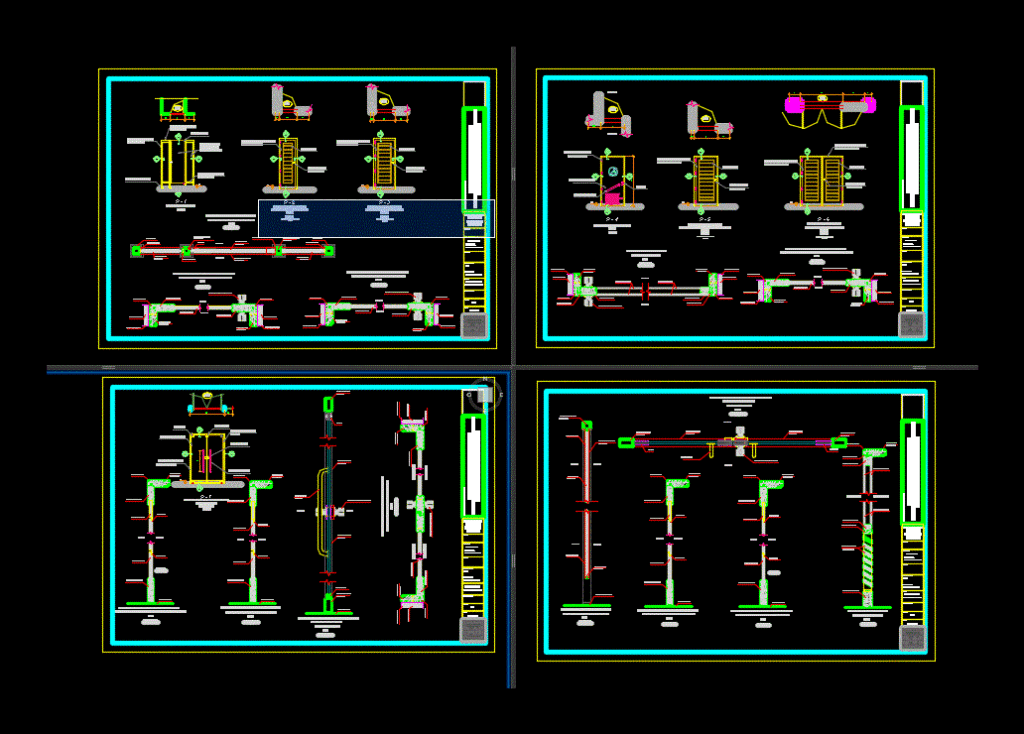 Detail Of Doors DWG Detail for AutoCAD