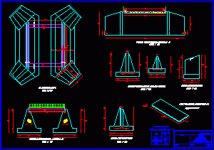 Detail Of Pontoon DWG Section for AutoCAD