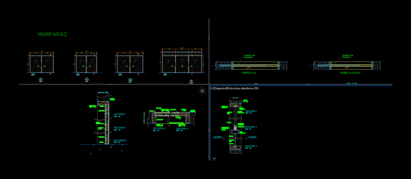 Detail Of Windows Doors DWG Plan for AutoCAD