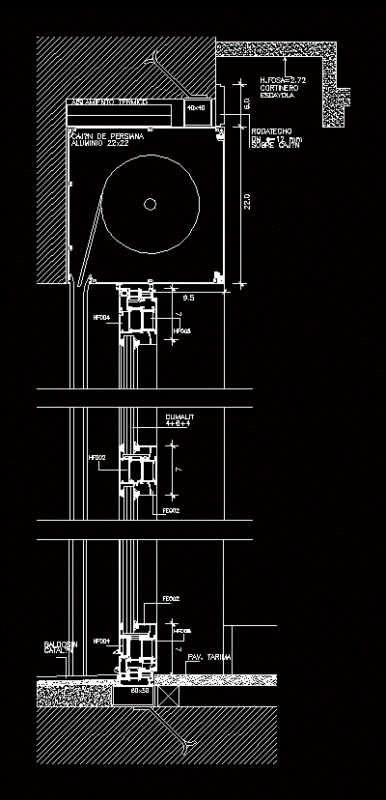 Detail Roll Door DWG Detail for AutoCAD