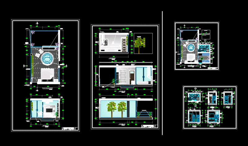Details Bedroom And Bath DWG Plan for AutoCAD