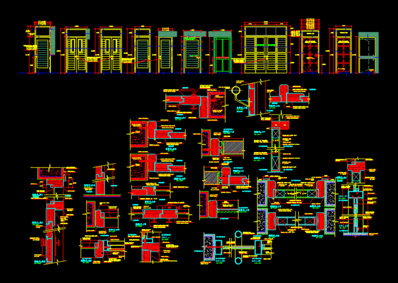 Details Doors DWG Detail for AutoCAD