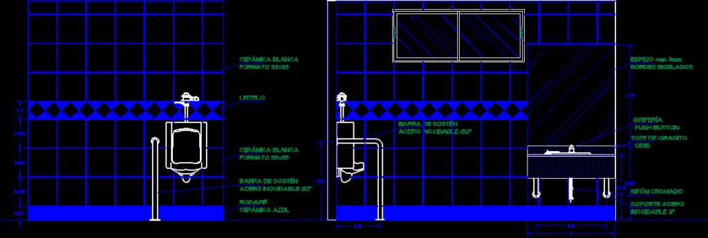 Details For Disabled Bathrooms DWG Detail for AutoCAD