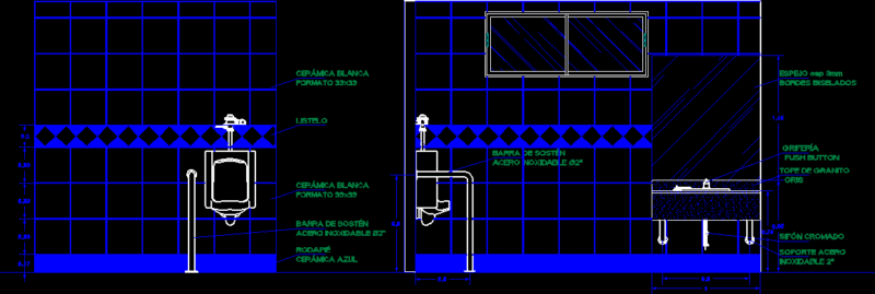 Details For Disabled Bathrooms DWG Detail for AutoCAD