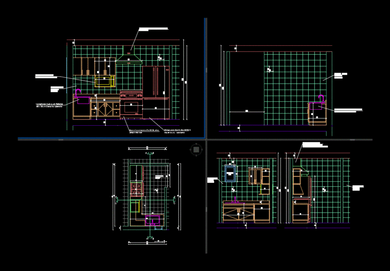 Details Kitchen DWG Full Project for AutoCAD