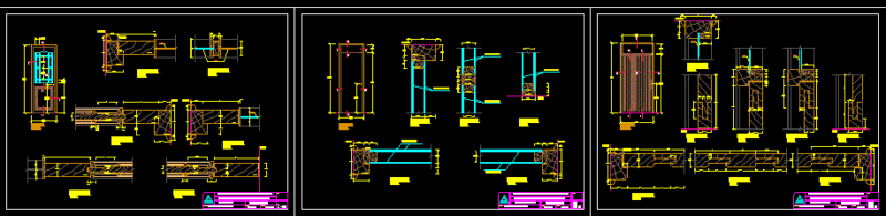 Details Of Doors DWG Detail for AutoCAD