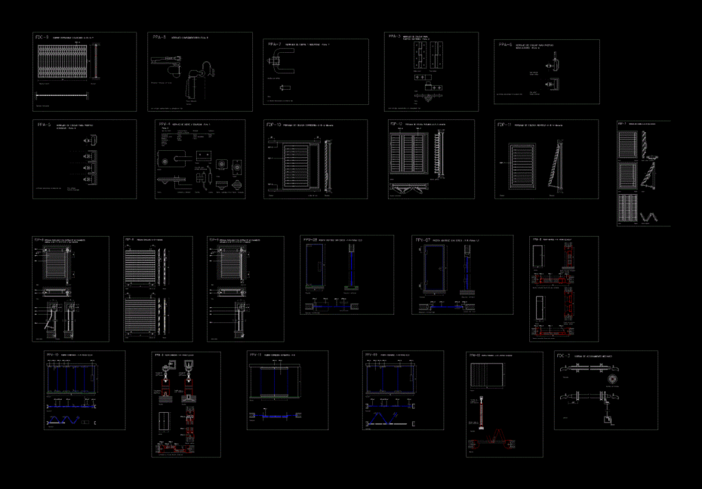 Details Of The Door DWG Detail for AutoCAD
