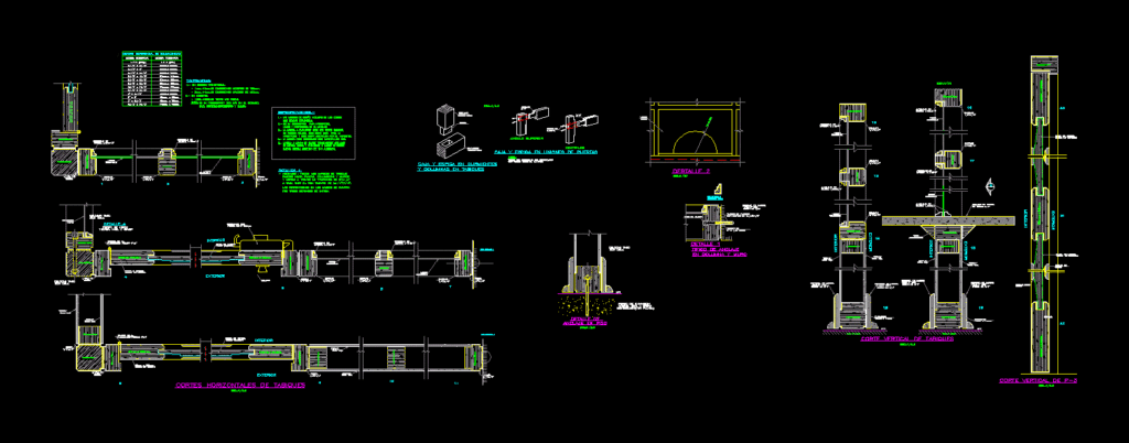 Details Tabiqueria Wooden DWG Detail for AutoCAD