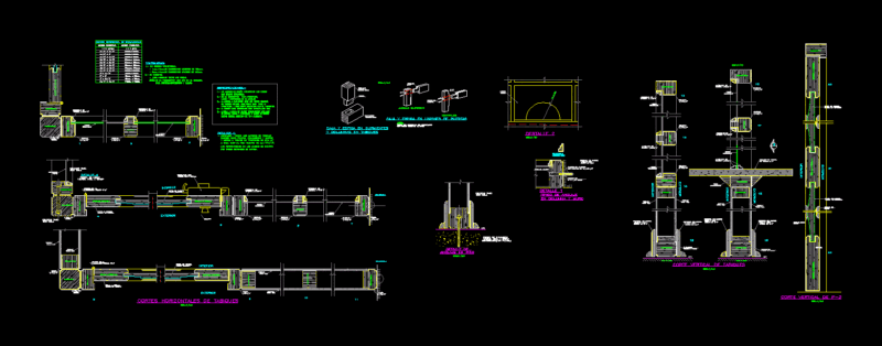 Details Tabiqueria Wooden DWG Detail for AutoCAD