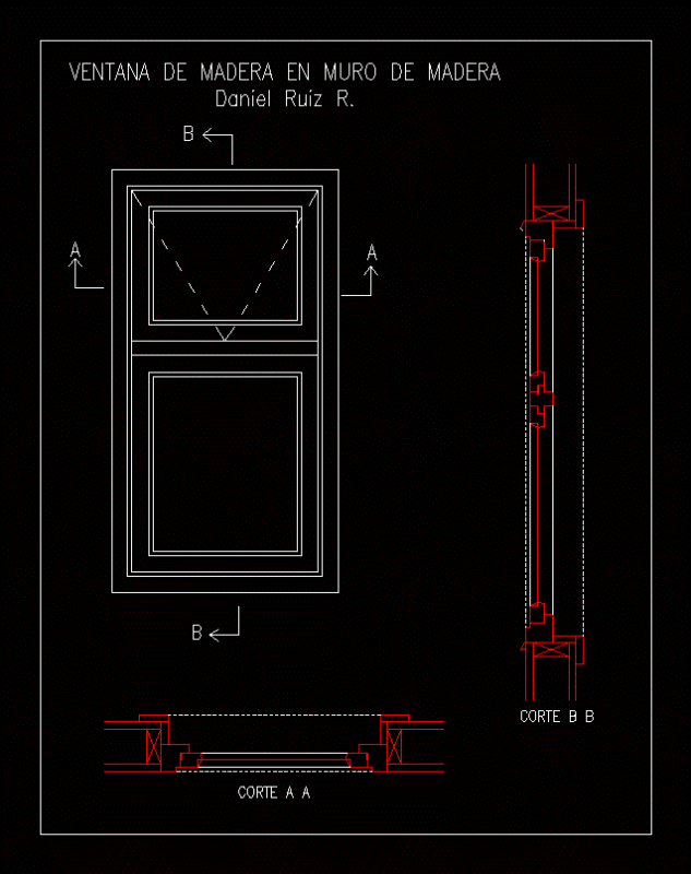 Detail Window DWG Detail for AutoCAD