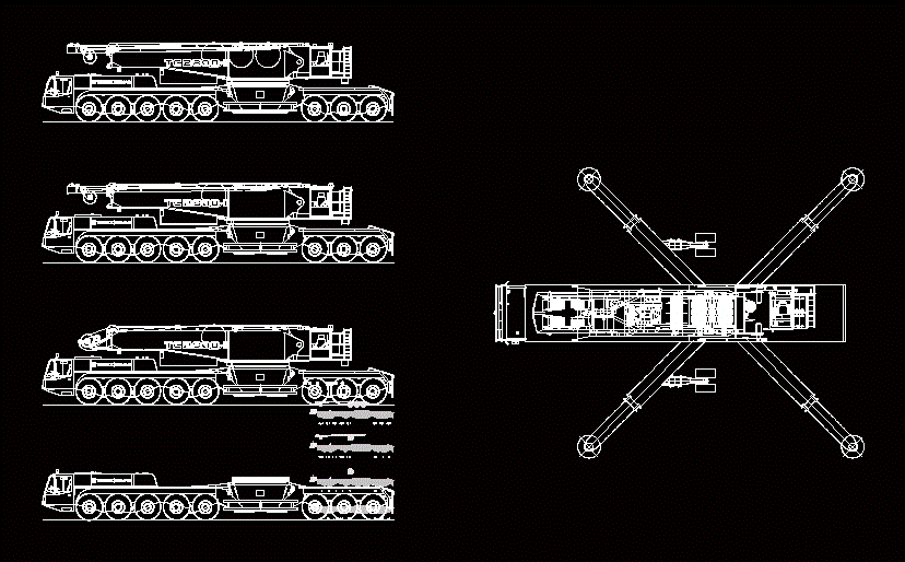 Different Types Of Cranes DWG Block for AutoCAD • Designs CAD