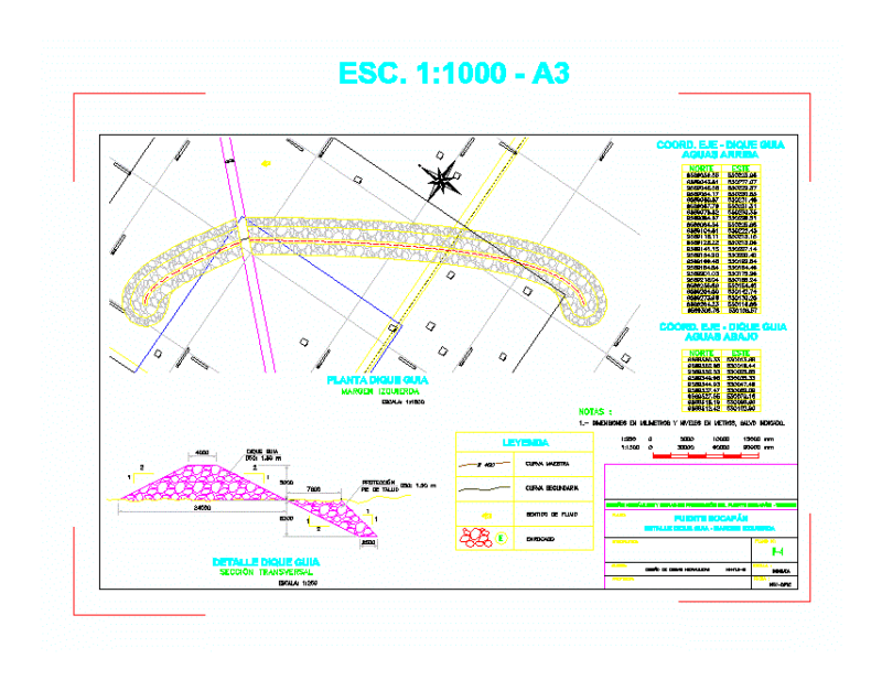 Dike Guide – Bridge DWG Full Project for AutoCAD