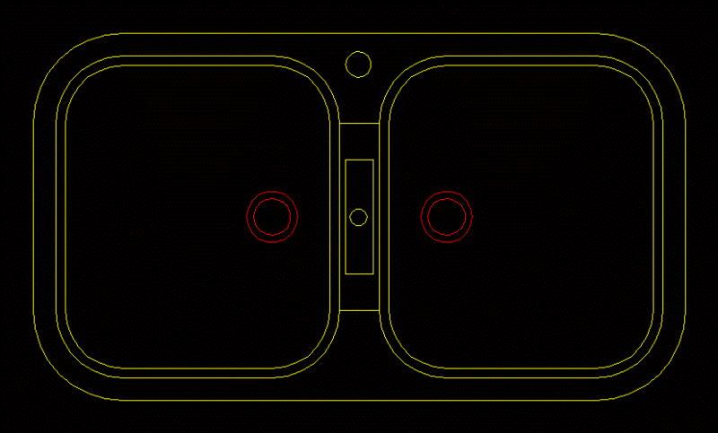 Dishwasher DWG Block for AutoCAD