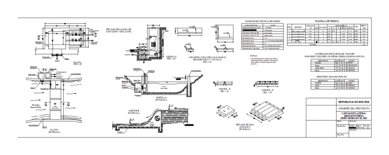 Diversion Dam DWG Block for AutoCAD