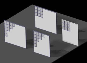 Dividing Panels 3D DWG Model for AutoCAD