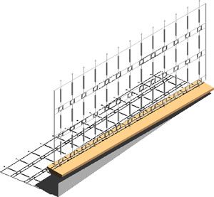 Dividing Grill – 3D DWG Section for AutoCAD