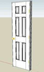 Door 3D SKP Detail for SketchUp