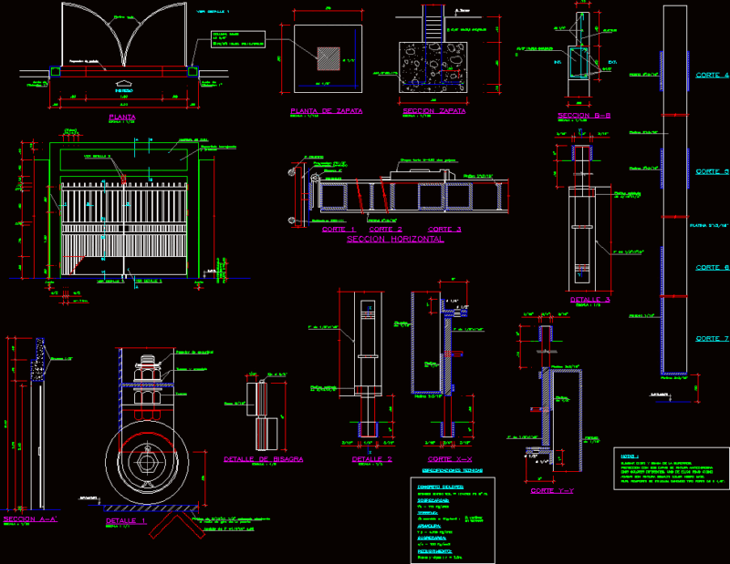 Door DWG Detail for AutoCAD