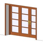 Door Balcony 3D RFA Model • Designs CAD