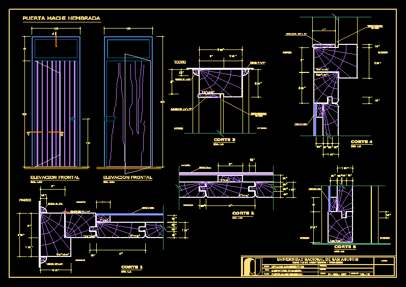 Door Details DWG Detail for AutoCAD • Designs CAD