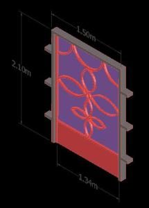 Door Herreria DWG Detail for AutoCAD