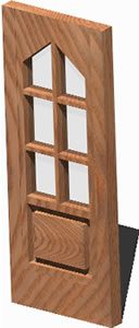Door 3D DWG Model for AutoCAD