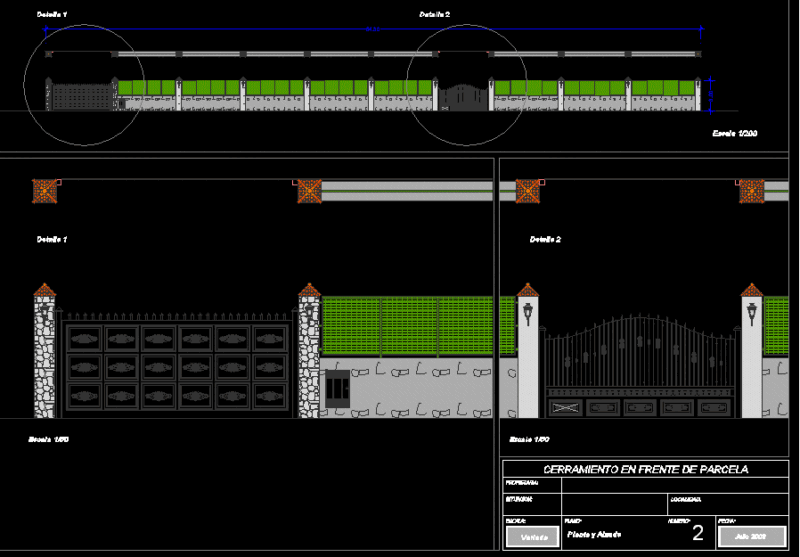 `Door Parcel DWG Block for AutoCAD