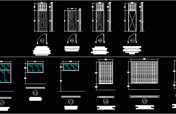 Автокад чертежи в разных окнах DesignsCAD Library * Designs CAD