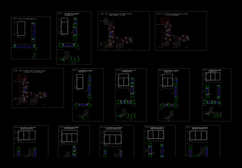 Doors And Windows – Details DWG Detail for AutoCAD