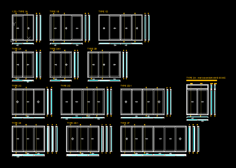 Doors Detail DWG Detail for AutoCAD