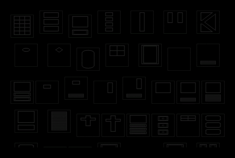 Doors Elevation Elevation Drawing DWG Elevation for AutoCAD