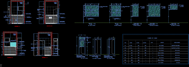 Door – Windows – Details DWG Detail for AutoCAD