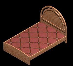 Arch Head board Design Bed 3D DWG Model for AutoCAD