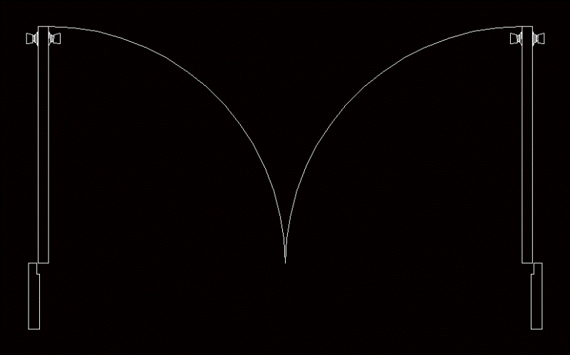 Double Door DWG Block for AutoCAD