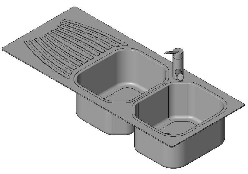 Double Sink 3D RFA Model