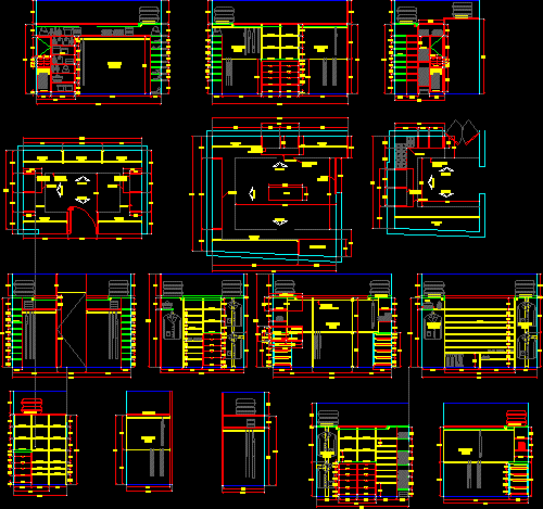 Dressing Rooms DWG Detail for AutoCAD • Designs CAD