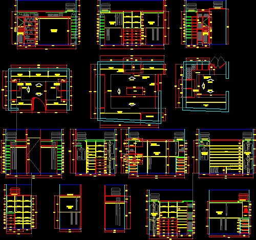 Dressing Room Cad Block