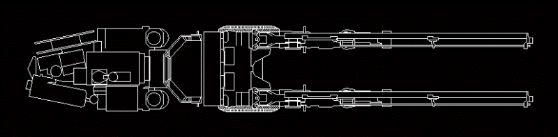 Drilling Jumbo DWG Plan for AutoCAD