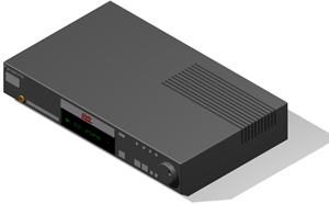 DVD Player 3D DWG Model for AutoCAD