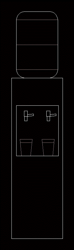 Dynamic Block – Bebedero DWG Block for AutoCAD