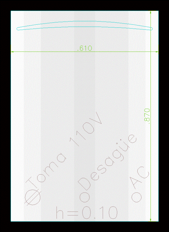 Dynamic Washing Dishes – Elevation (Consin Connections) DWG Elevation for AutoCAD