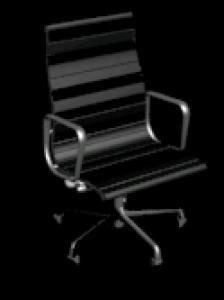 Eames Executive Chair Aluminm 3D 3DS Model for 3D Studio Max