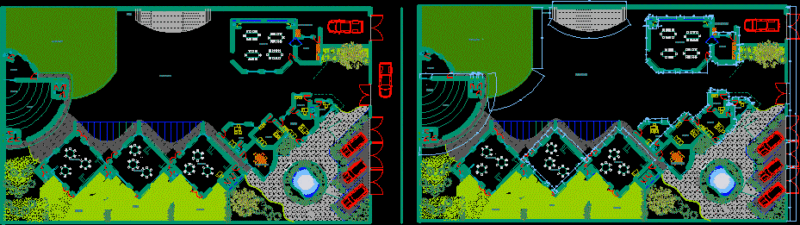 Early Stimulation Garden DWG Block for AutoCAD