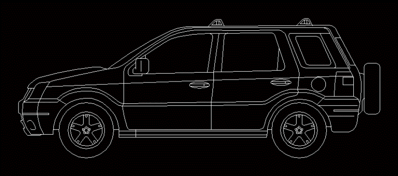 Ecosport 2005 DWG Block for AutoCAD