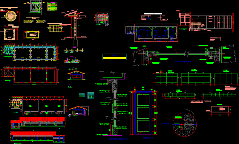 Educative Center Chayapuaico DWG Detail for AutoCAD