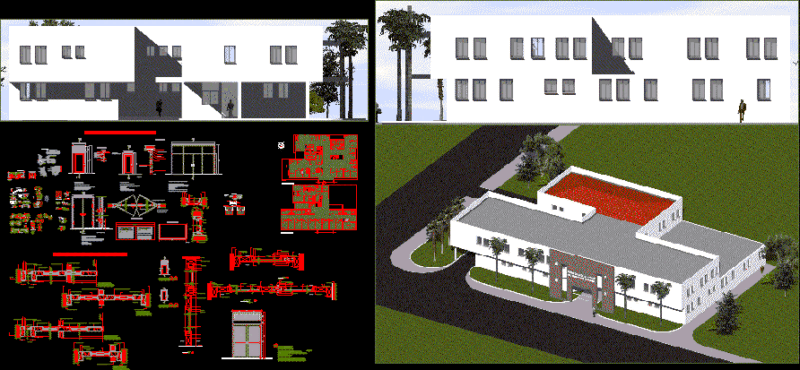 El Carmen Hospital DWG Detail for AutoCAD