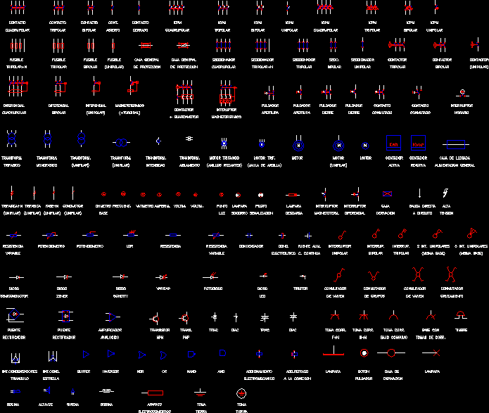 Electrical Symbols DWG Block For AutoCAD Designs CAD