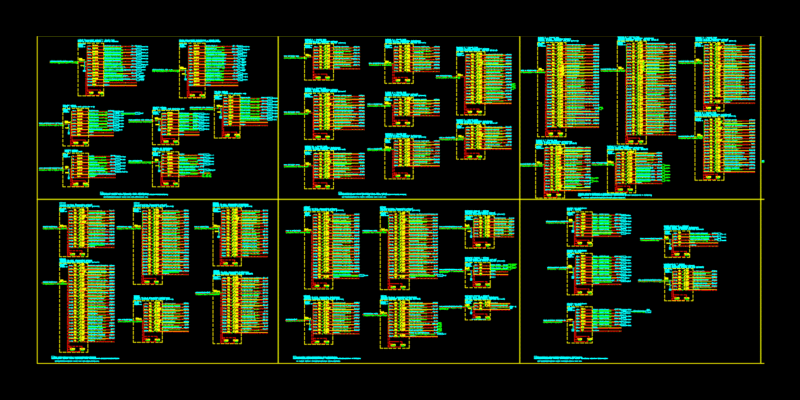Electrical Facilities Of Hospital DWG Block for AutoCAD